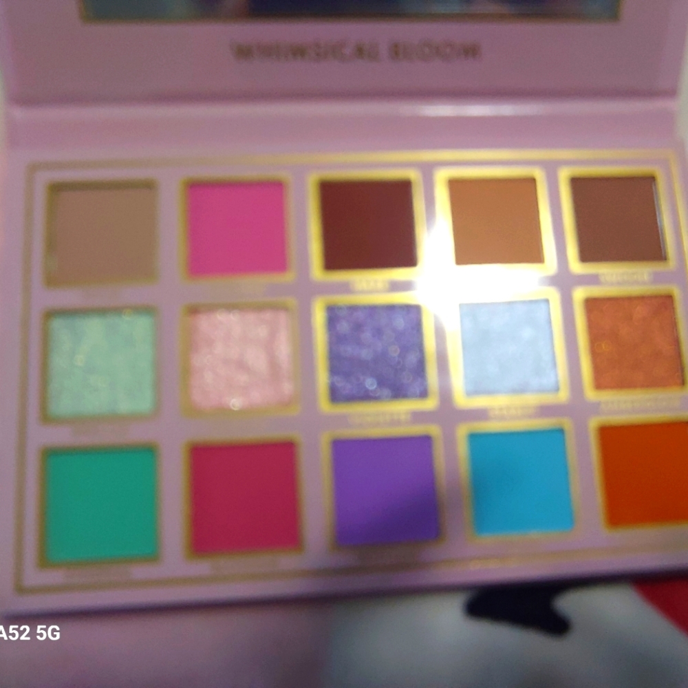 Bloom Pink Eyeshadow Palette with Shimmering Finish